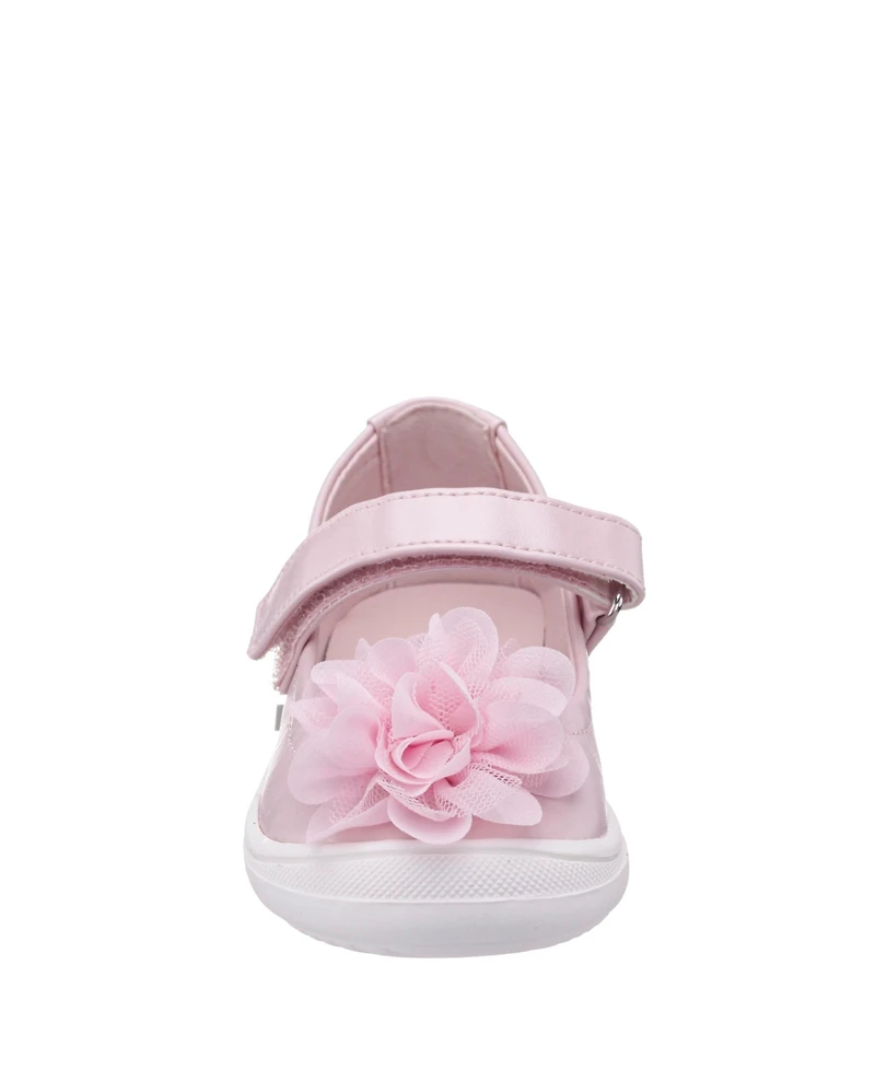Nina Little Girls Natty Pearlized Round Toe Sneakers