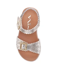 Nina Little Girls Saturn Footbed Sandals