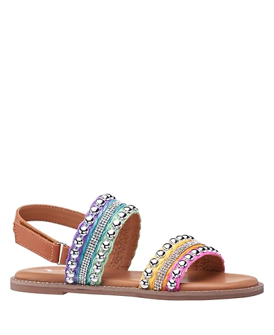 Nina Little Girls Suissa Flat Sandals