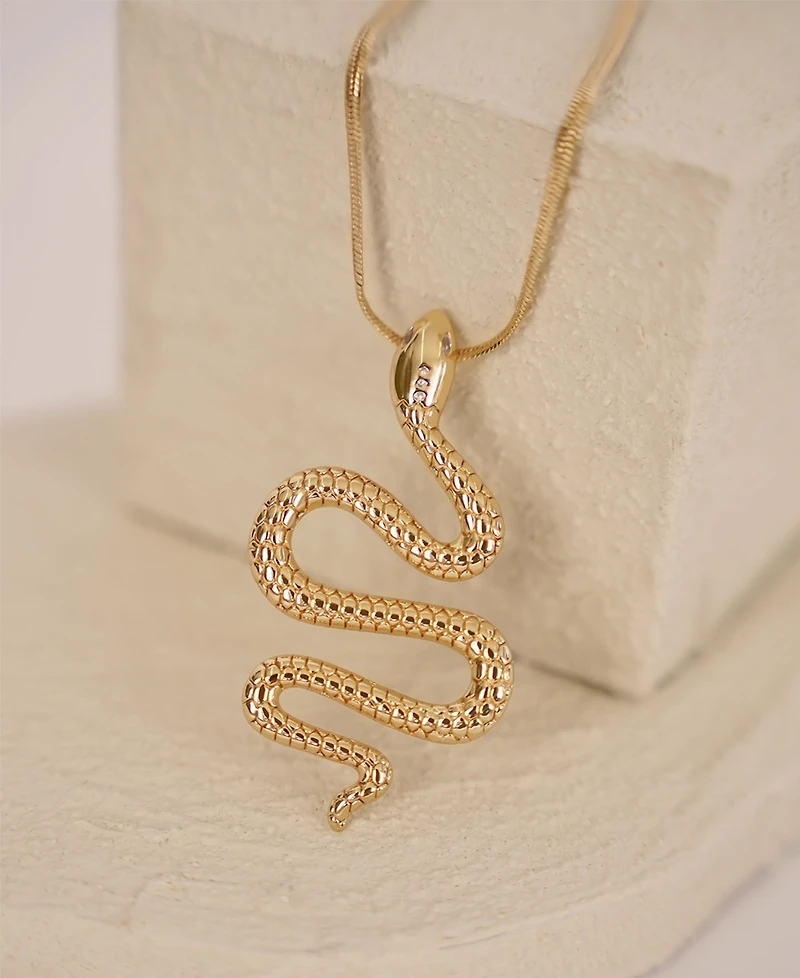 Ettika Serpentina Pendant Choker Necklace