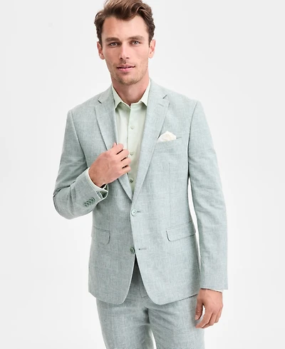 Bar Iii Men's Slim-Fit Linen Suit Separate Jacket, Exclusively at Macy's