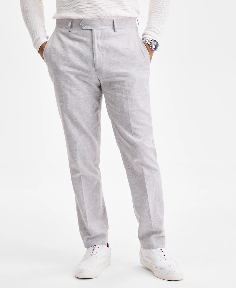 Bar Iii Men's Slim-Fit Linen Suit Separate Pants, Exclusively at Macy's