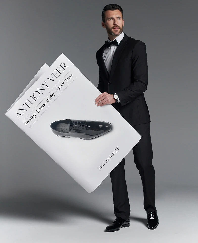 Anthony Veer Men's Prestige Tuxedo Derby Oxfords