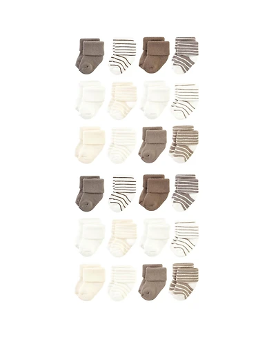 Hudson Baby Boys 24-Pack Comfort Terry Socks Set