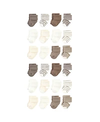 Hudson Baby Boys 24-Pack Comfort Terry Socks Set