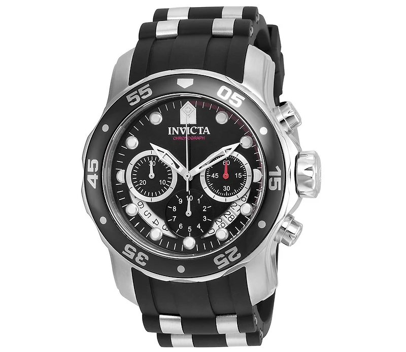 Invicta Men's 21927 Pro Diver Scuba Quartz Multifunction Black Dial Watch