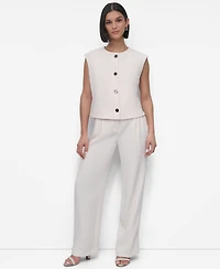 Dkny Women's Aero Crepe Vest