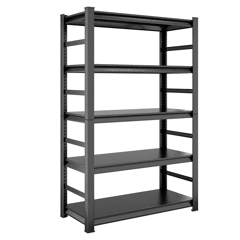 Storage Shelves 5 Tier Heavy Duty Metal Shelving Unit Adjustable Shelving Units and Storage Rack Kitchen Garage Shelf H78 W47.2 D18