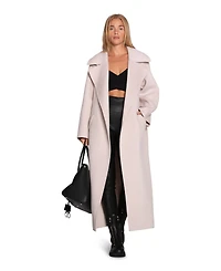 Belle & Bloom Women's Heart To Large Collar Maxi Coat