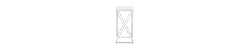 Modern Metal Side Table with Sturdy Construction and Chic Look