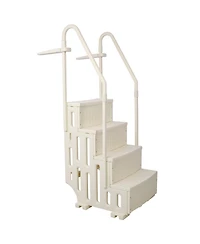 Pool Ladder Heavy-Duty 4 Safety Step for Above Ground Pools Stair Entry System with Handrails 400lbs