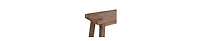 Rubberwood Bench with Saddle Seat – Rectangular Design for Versatile Seating