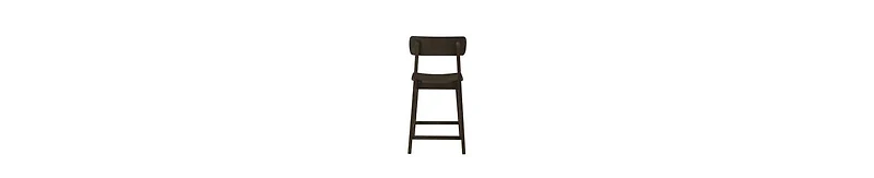 Curved Back Counter Stool – Rubberwood Chair for Kitchen & Bar