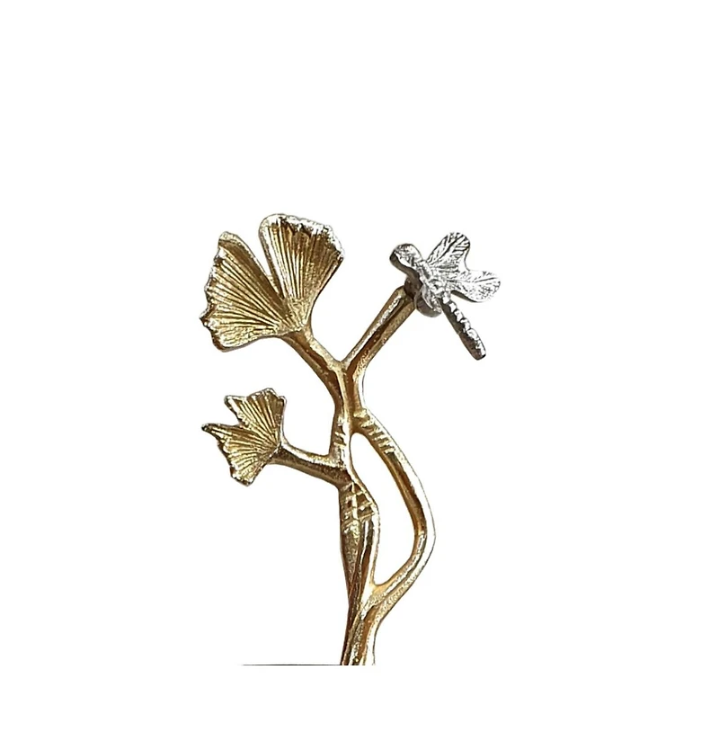 Elegant 2-Tier Cherry Blossom Accent Table for a Stylish and Floral Touch to Your Home Decor