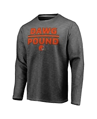 Fanatics Men's Gray Cleveland Browns Component Long Sleeve T-Shirt