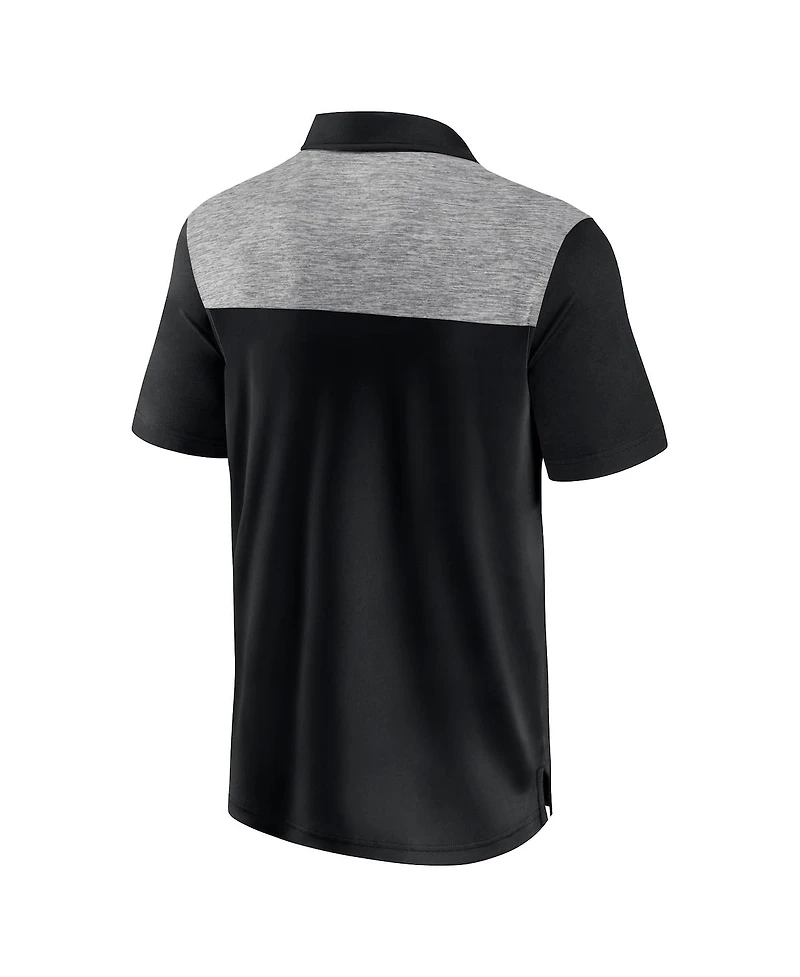 Fanatics Men's Black Atlanta Falcons Long Shot Polo Shirt