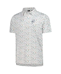 FootJoy Men's White Wm Phoenix Open Prodry All Over Print Polo Shirt