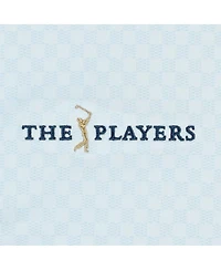 FootJoy Men's Light Blue The Players Prodry Checker Print Lisle Polo Shirt