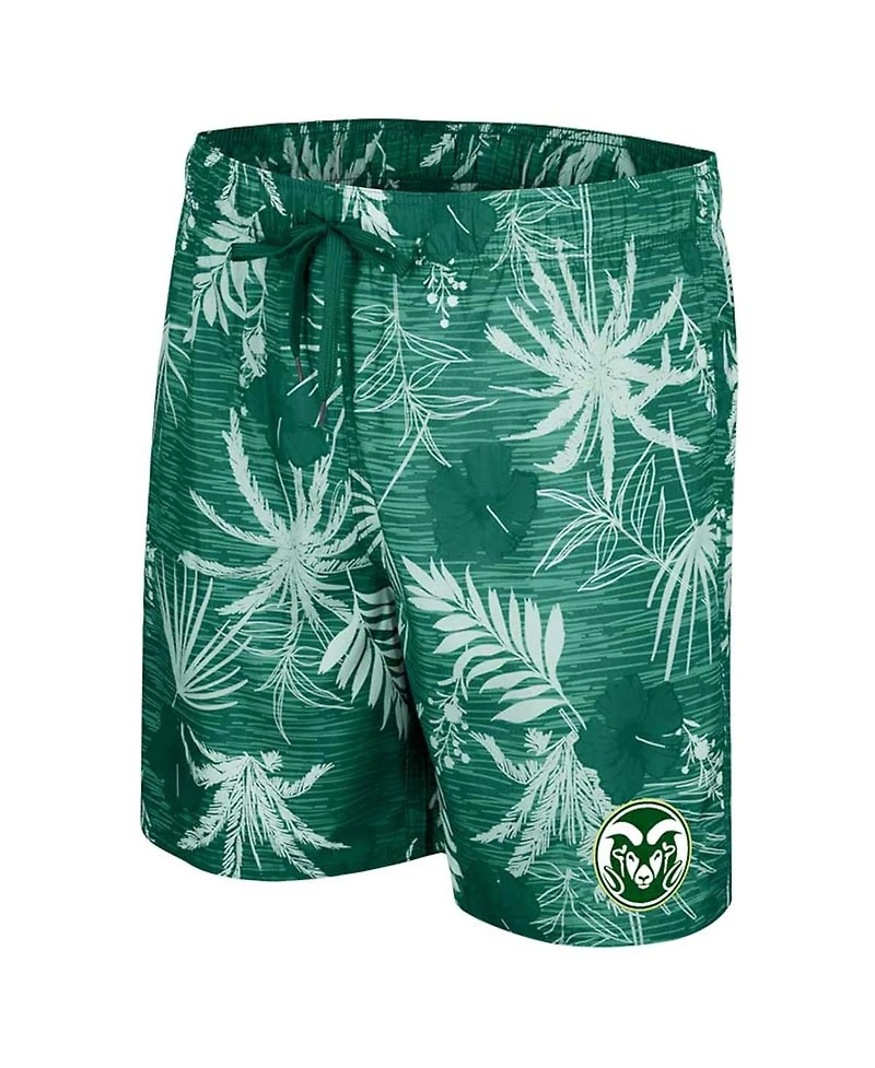Colosseum Men's Green Colorado State Rams What Else Is New Swim Shorts