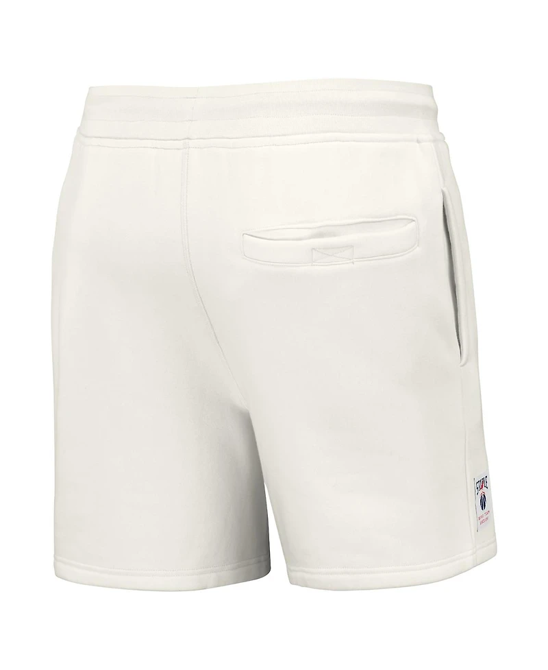 Staple X Nba Men's Cream Washington Wizards Heavyweight Fleece Shorts