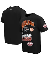 Pro Standard Men's Black Philadelphia Flyers Turn It Up T-Shirt