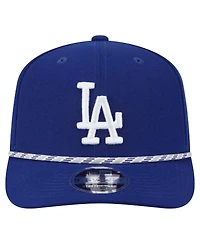 New Era Men's Royal Los Angeles Dodgers Multi-Rope 9Seventy Stretch-Snap Hat
