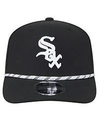 New Era Men's Black Chicago White Sox Multi-Rope 9Seventy Stretch-Snap Hat
