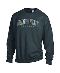 ComfortWash Men's and Women's Gray Oregon State Beavers Oversized Pullover Sweatshirt