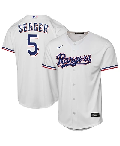 Nike Big Boys and Girls Corey Seager White Texas Rangers Home Replica Player Jersey