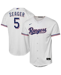 Nike Big Boys and Girls Corey Seager White Texas Rangers Home Replica Player Jersey