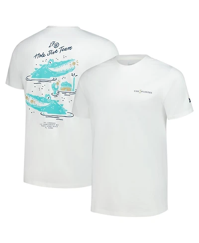 Breezy Golf Men's White The Players 17th Hole Dive Team T-Shirt
