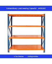 Wire Shelving Metal Storage Rack Adjustable Shelves, Standing Storage Shelf