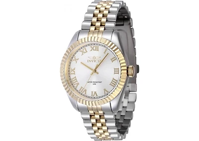 Invicta Women's 47414 Specialty Quartz 3 Hand Silver Dial Watch