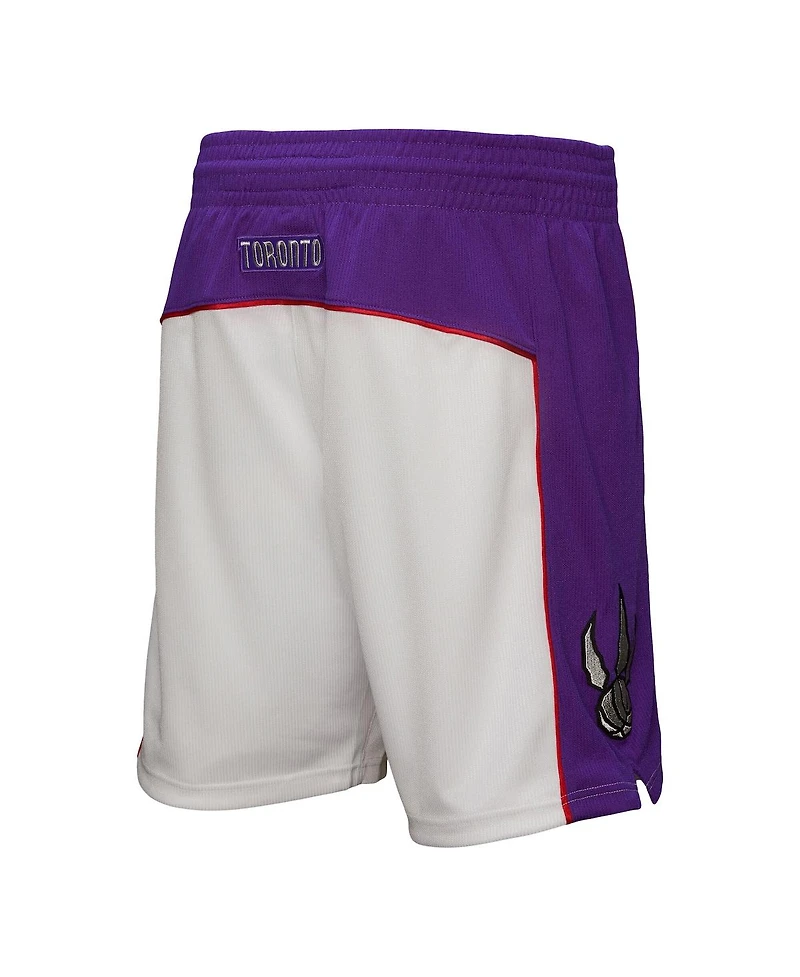 Mitchell & Ness Men's White Toronto Raptors Authentic Shorts