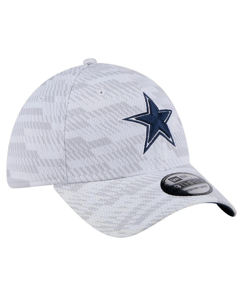 New Era Men's White Dallas Cowboys Gameday Graded 39THIRTY Flex Hat