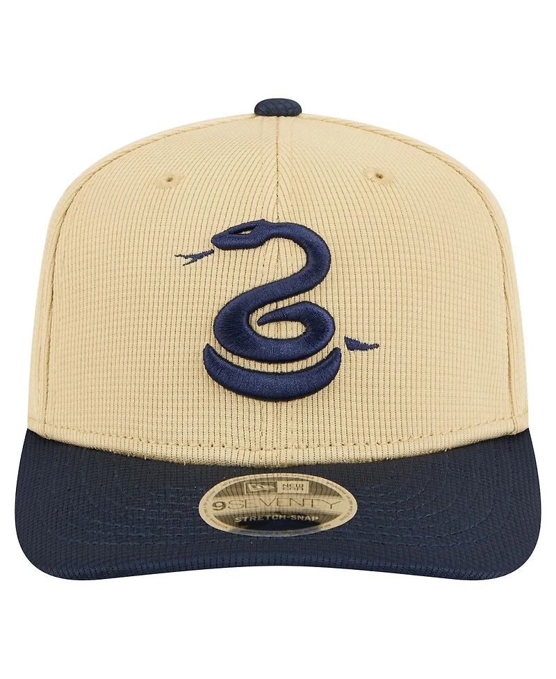 New Era Men's Khaki/Navy Philadelphia Union 2025 Jersey Hook 9SEVENTY Stretch-Snap Hat