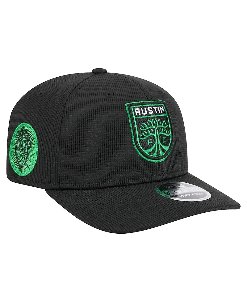 New Era Men's Black Austin Fc 2025 Jersey Hook 9SEVENTY Stretch-Snap Hat