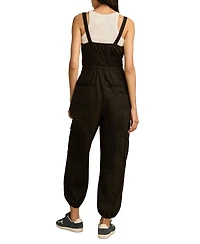 Lucky Brand Women's Cotton Utility Sleeveless Jumpsuit