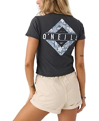 O'Neill Juniors' Palm Meadow Short-Sleeve Cotton T-Shirt