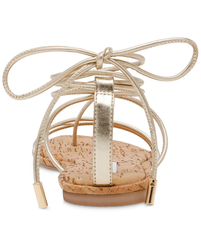 Steve Madden Women's Myrtle Lace-Up Flat Sandals