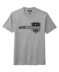 Hendrick Motorsports Team Collection Men's Heather Gray Alex Bowman Patriotic T-Shirt