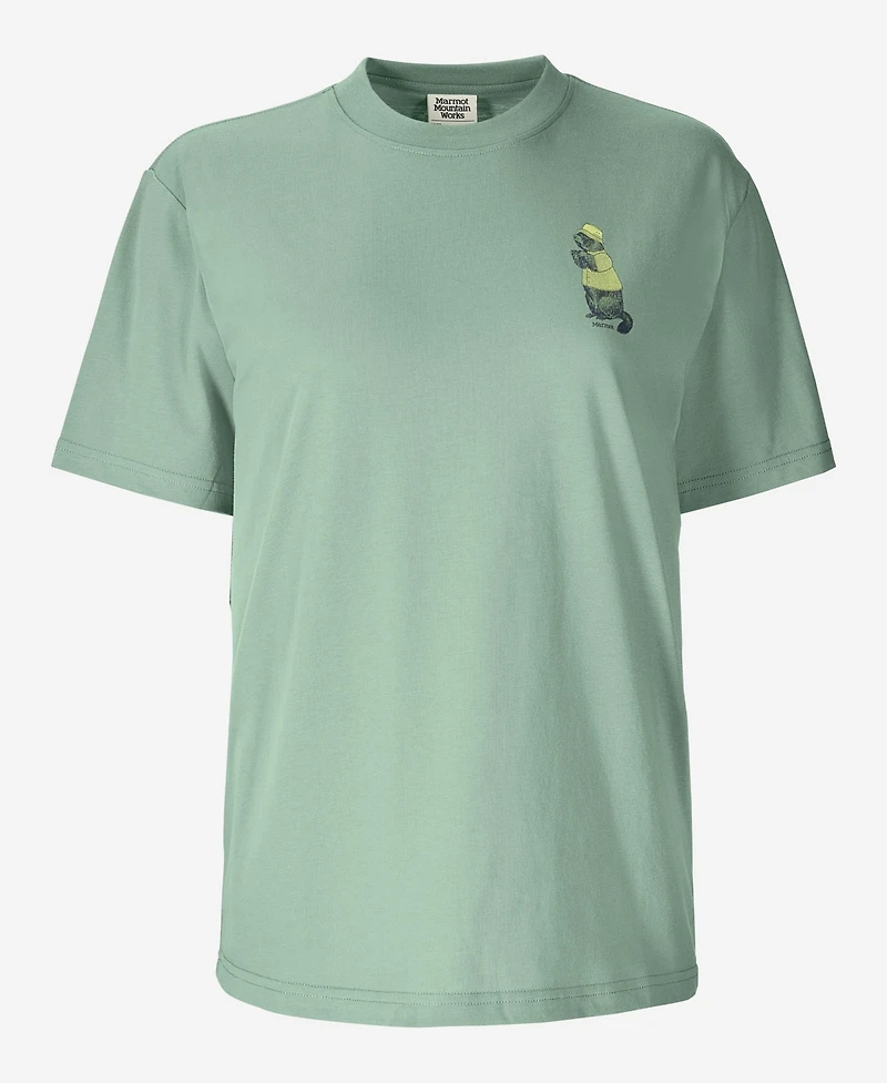 Marmot Women's Sunny Marty Ss Rib Collar T-Shirts