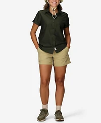 Marmot Women's Air Exchange Short Sleeve Camp Collar Shirt