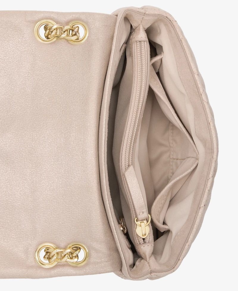 I.n.c. International Concepts Small Ajae Pearlized Quilted Crossbody, Exclusively at Macy's