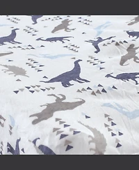 Touched by Nature Baby Boy Cotton Changing Pad Cover, Dino, One Size