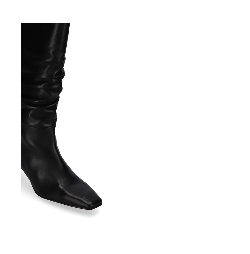 Kalila Black Leather Boots