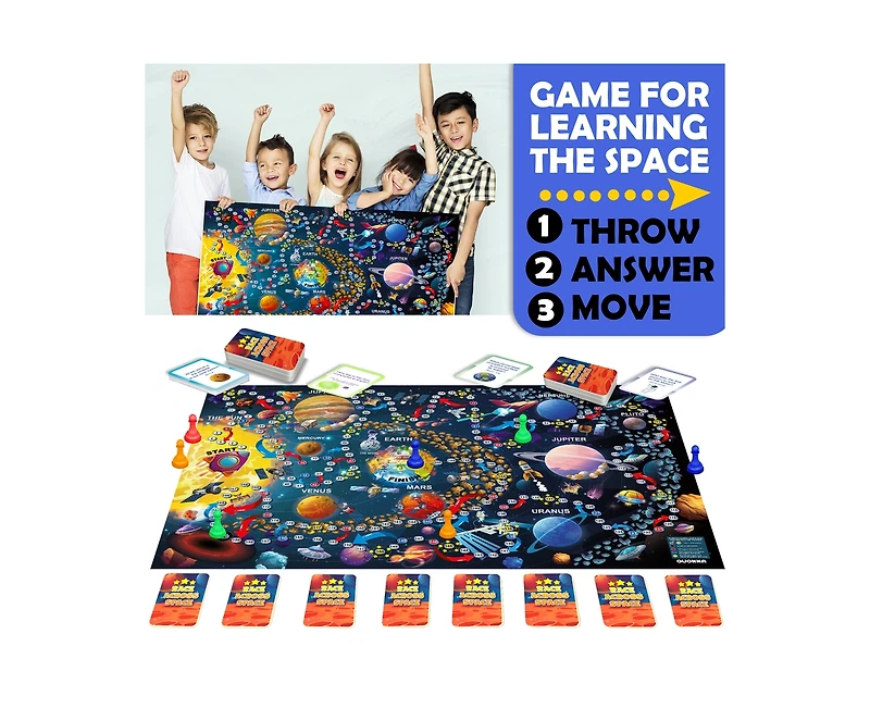 Quokka Geography Board Game for Kids - Certifed 6+ years, Recommended Age 8-12 years