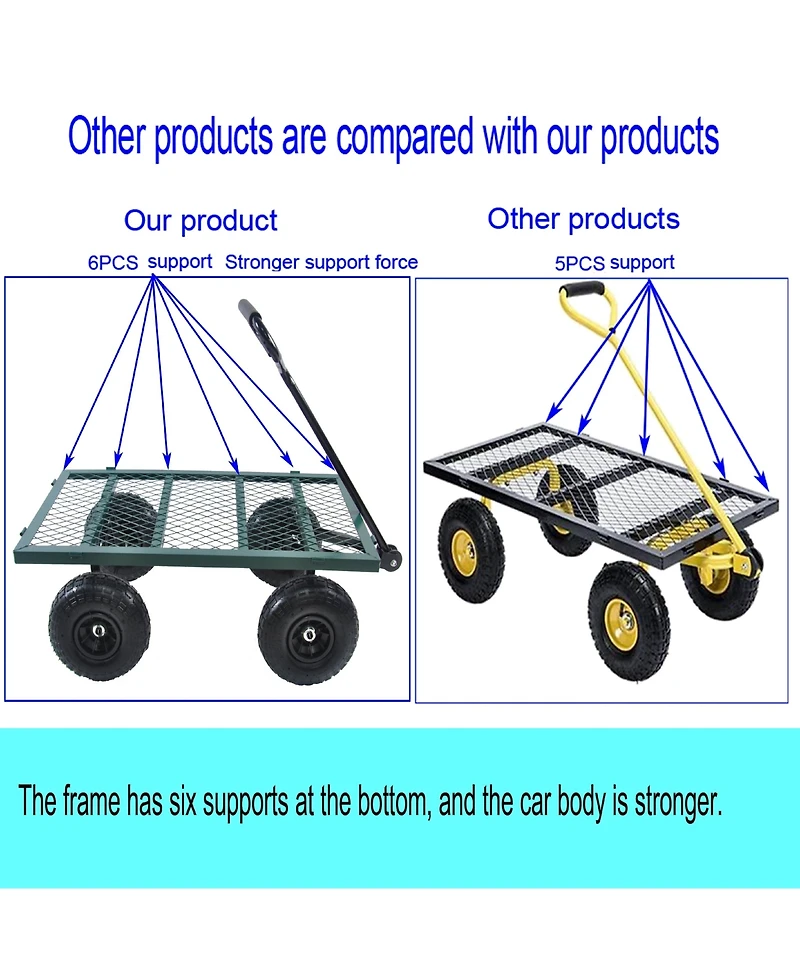 Cart Garden cart trucks make it easier to transport firewood