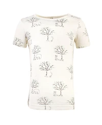 Touched by Nature Toddler Boys Unisex Cotton Tight-Fit Pajama Set, Woodland, 3