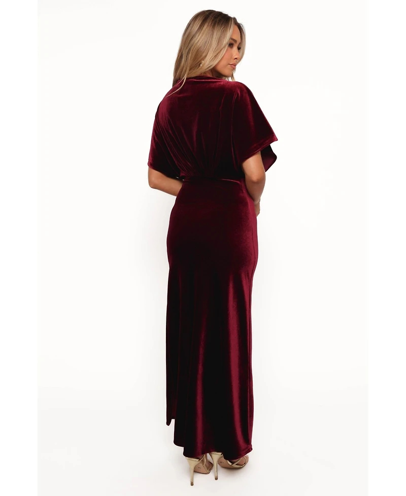 Petal and Pup Women's Ricki Velvet Maxi Dress